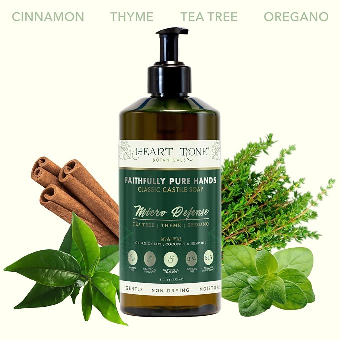 Liquid Castile Soap | Organic Olive and Coconut Oils | Non Drying Formula - Image 5