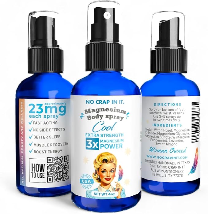 No Crap In It Magnesium Spray, Triple Action!- Your Way to Wellness | Immediate - Image 8