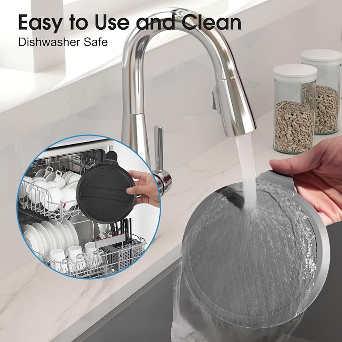 Silicone Drain Stopper for Shower & Tub, Floor Drain- Super Seal for Hair Clog - Image 7