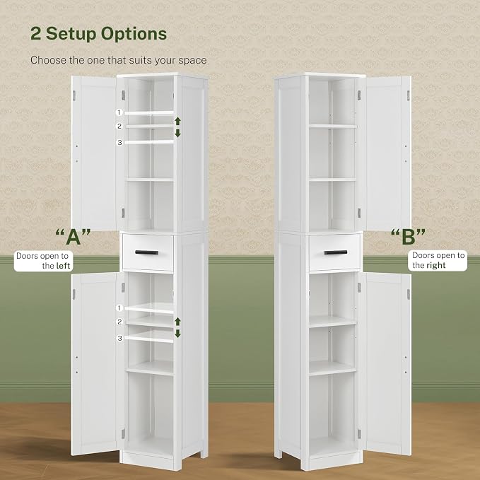 WEENFON 67 Tall Bathroom Cabinet - Image 8