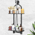 Shower Caddy Hanging for Handheld Showerheads Adjustable Height Extra Long by Aquohola