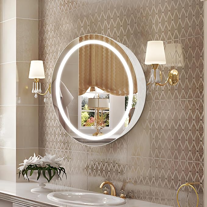 24inch Round Medicine Cabinet by Janboe