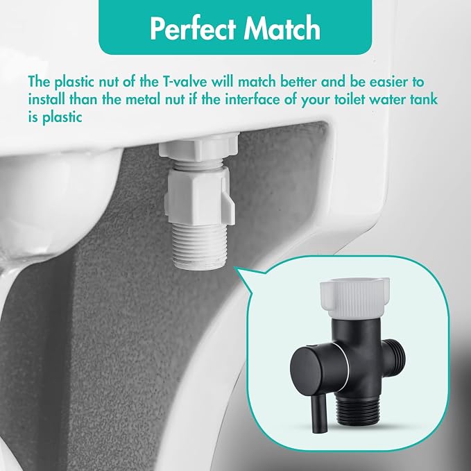 BARROCK Handheld Bidet Sprayer for Toilet, Stainless Steel Metal Made Baby - Image 6