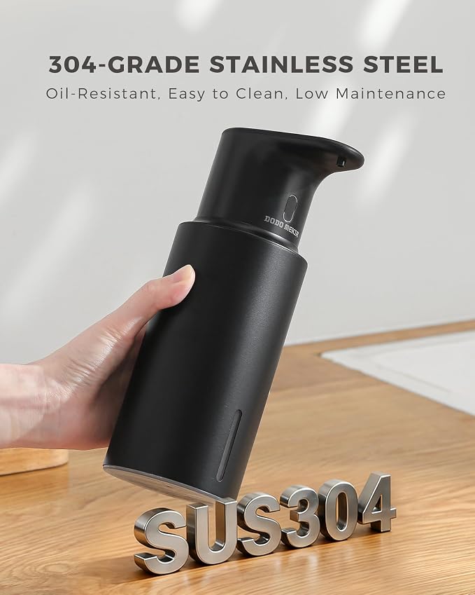 Automatic Foaming Soap Dispenser Touchless, 304 Stainless Steel Bottle Body & - Image 5