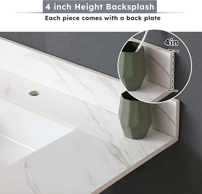 Montary 37"x 22" Bathroom Vanity Top - Image 5