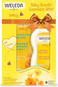 Weleda Baby Calendula Body Lotion and Shampoo-Body Wash Bundle, 6.8 Fluid Ounce by Weleda