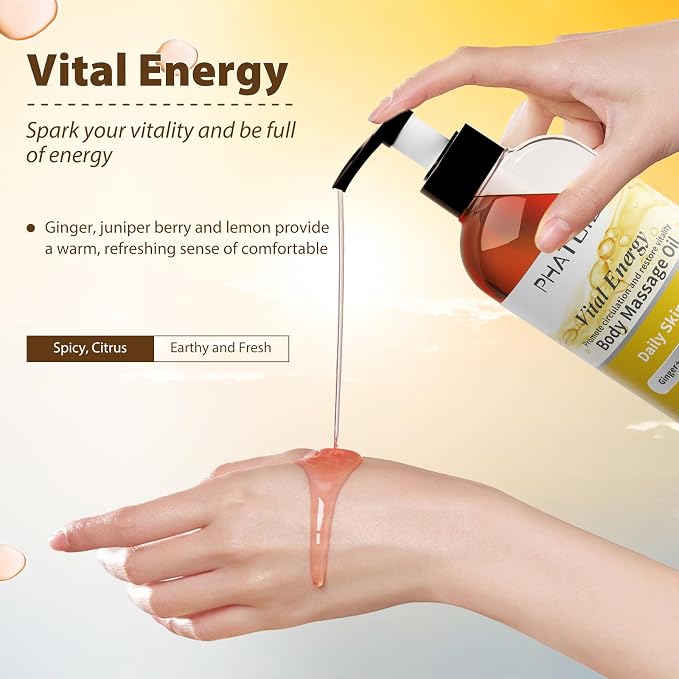 PHATOIL Ginger Oil Ginger Body Massage Oil - Image 3