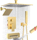 ENGA Shower System with Tub Spout, Bathtub Shower Faucet Combo Set by Enga