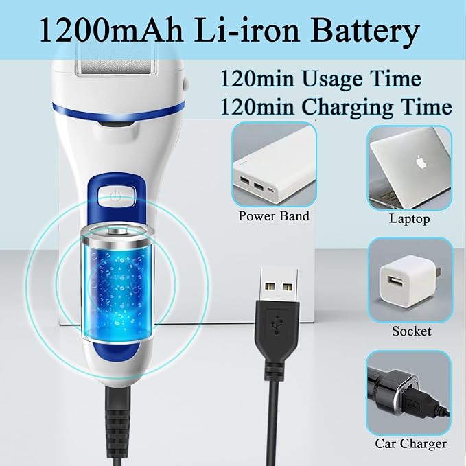 Callus Remover for Feet Electric Foot File, 13-in-1 Professional Pedicure Tools - Image 4