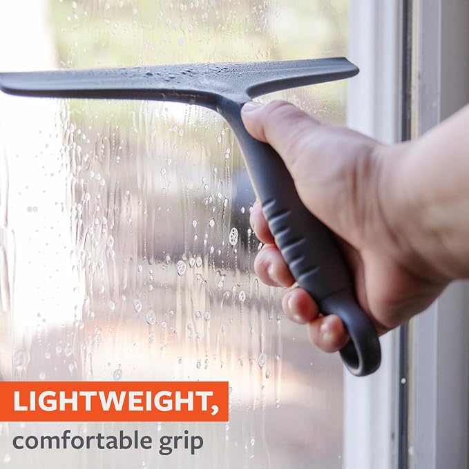 Eco-Friendly Window & Shower Squeegee – Recycled‑Plastic Handle, Rubber Blade - Image 4