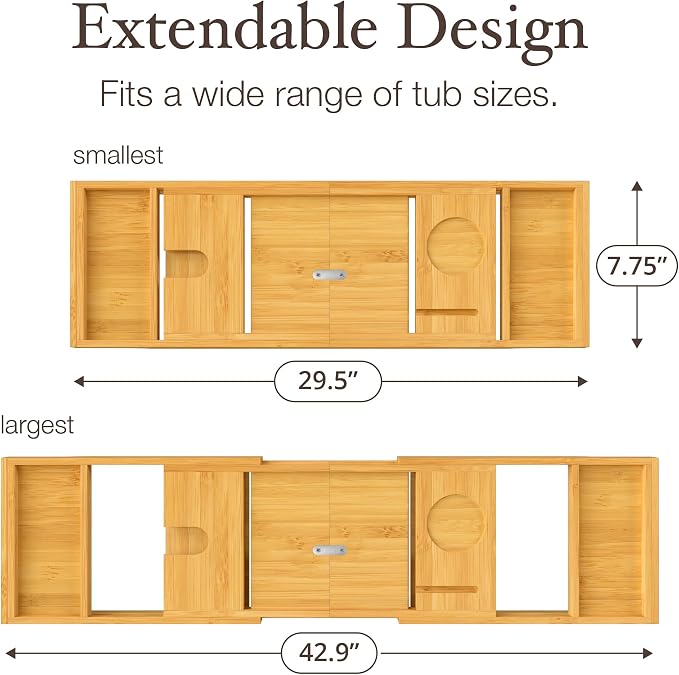 Wooden Bathtub Tray - Image 7