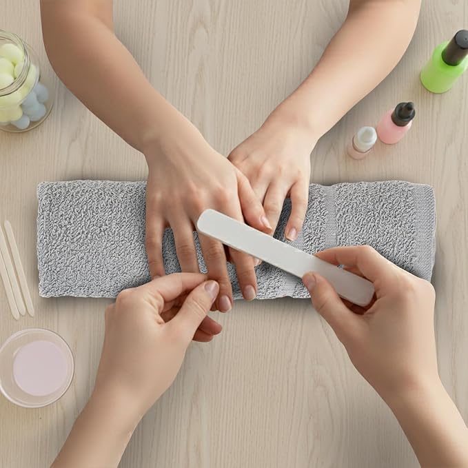 Hand Towels - Pack of 40, 16 x 27 Inches, 100% Cotton, Highly Absorbable - Image 4