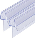 Shower Door Bottom Seal 2-Pack 3/8" x 39" Frameless Glass Shower Door Seal by Unknown