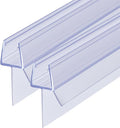 Shower Door Bottom Seal 2-Pack 1/4" x 39" Frameless Glass Shower Door Seal by Unknown