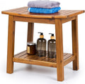 Teak Shower Bench, Indoor & Outdoor Use by Upolana