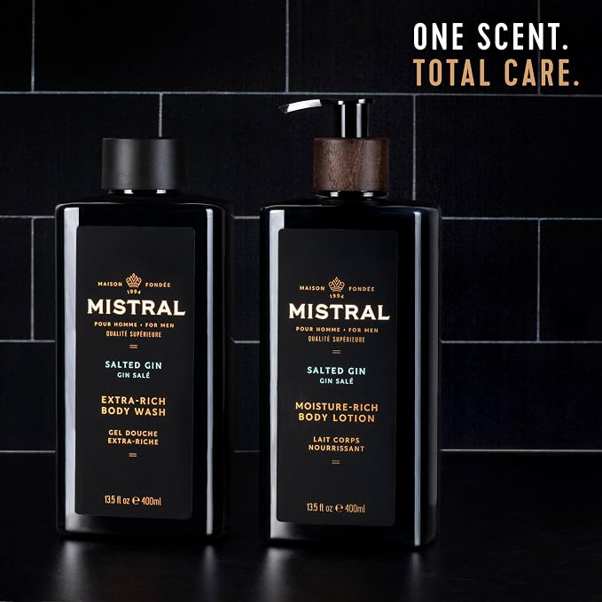 Mistral Salted Gin Body Lotion for Men | Moisture-Rich Body Cream | - Image 7