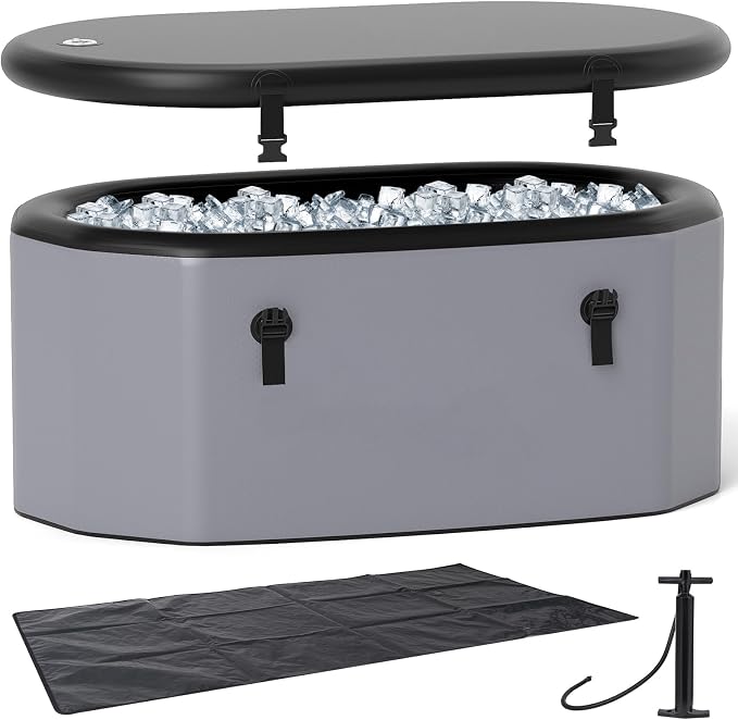 Goplus XL 129 Gal Oval Ice Bath Tub by Goplus