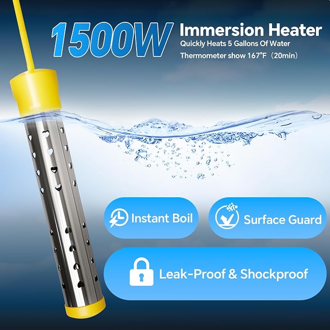 SHIJING Portable Shower with Heater, 8000mAh Rechargeable Battery - Image 2