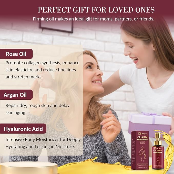 Body Firming Oil Luxury Glow Remedy, After Shower Body Oils - Image 9