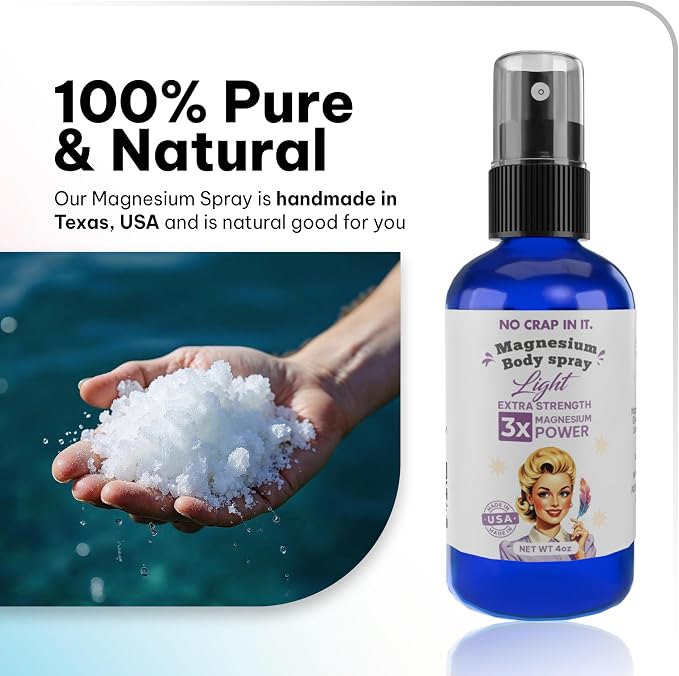 No Crap In It Magnesium Spray, Triple Action!- Your Way to Wellness | Immediate - Image 4