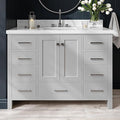 ARIEL Cambridge 49" Grey Bathroom Vanity by Ariel
