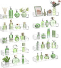 10PCS Acrylic Floating Shelves for Wall, Bathroom Shelf by Unknown