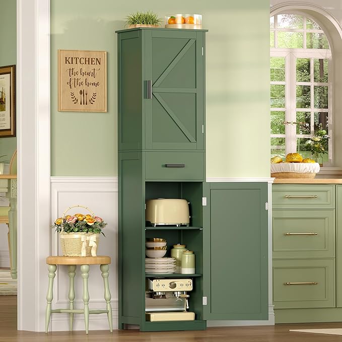 WEENFON Tall Bathroom Cabinet, Storage Cabinet - Image 4