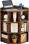 Corner Cabinet, Wooden Cube Storage by YQJENMW-TreasureFurniture