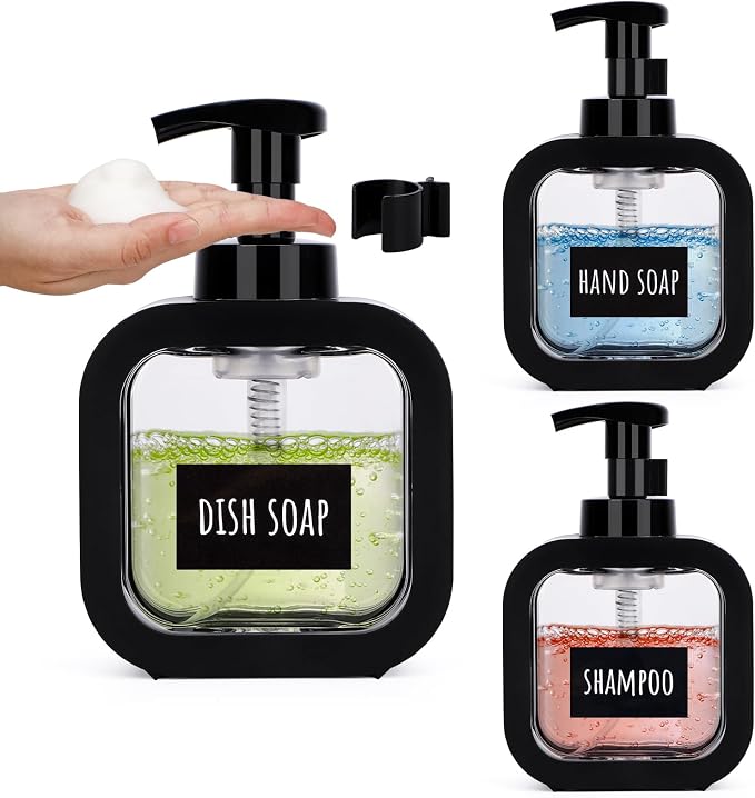 Segbeauty 10.1oz Black Foaming Soap Dispenser by Segbeauty