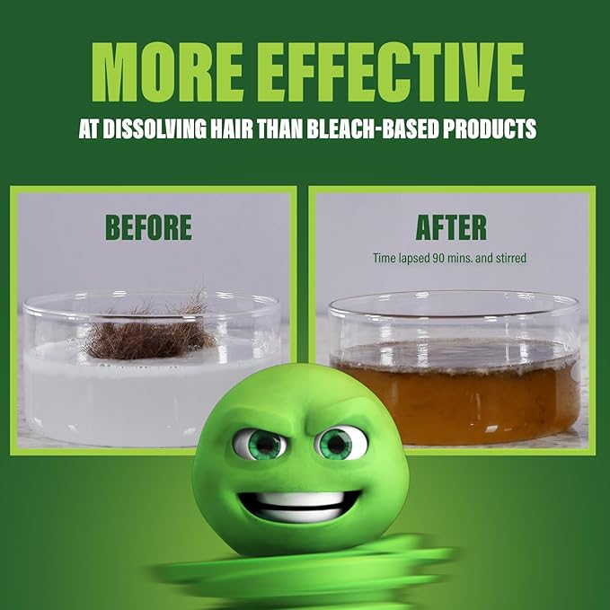 Green Gobbler Drain Clog Dissolver, Drain Opener-Cleaner, Toilet Clog Remover - Image 7