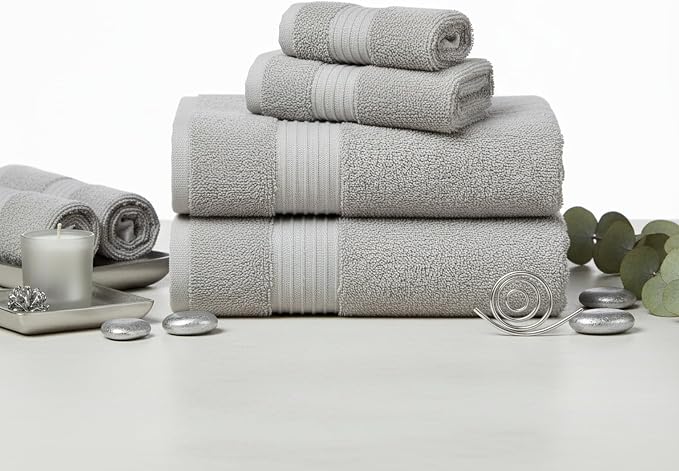 Milara Turkish Super-Plush Bath Towels Set 2-Piece | Premium Cotton Bath Towel - Image 4