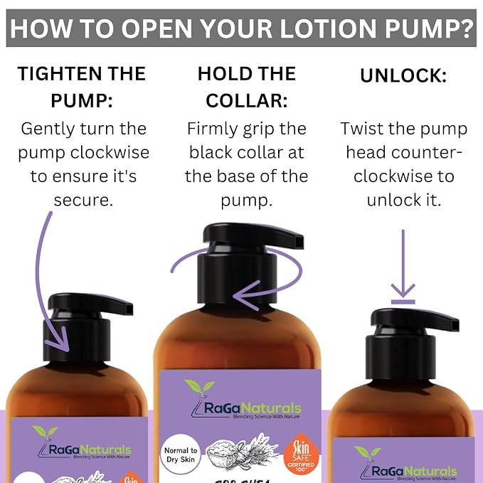 RaGaNaturals Lavender Shea Butter Hand and Body Lotion, 16 Fl Oz - Image 6
