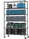 Himimi 82" H Storage Shelves 6 Tier Metal Shelving Adjustable Wire Shelf by Himimi