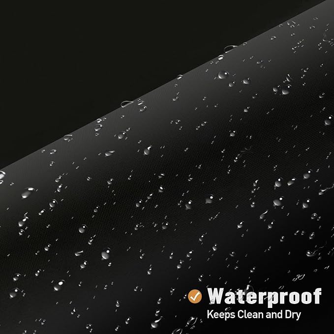 Clawfoot Tub Shower Curtain Liner Black 180x70 Inch Liner All Warp Around Extra - Image 4