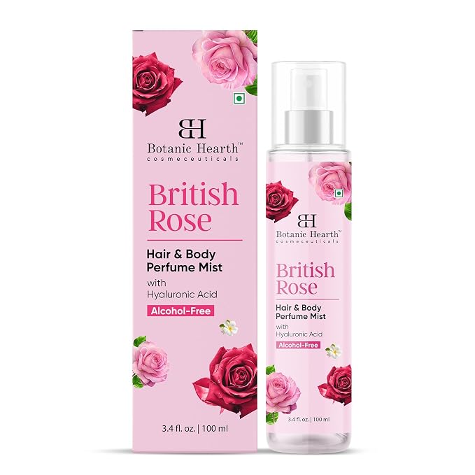 Botanic Hearth British Rose Hair Perfume & Body Perfume Mist by BestHairCareProducts