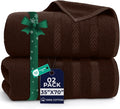 DAN RIVER 2 Pack Luxury Bath Sheets 35x70, 600 GSM, Soft & Quick Dry 100% Ring by DanRiver