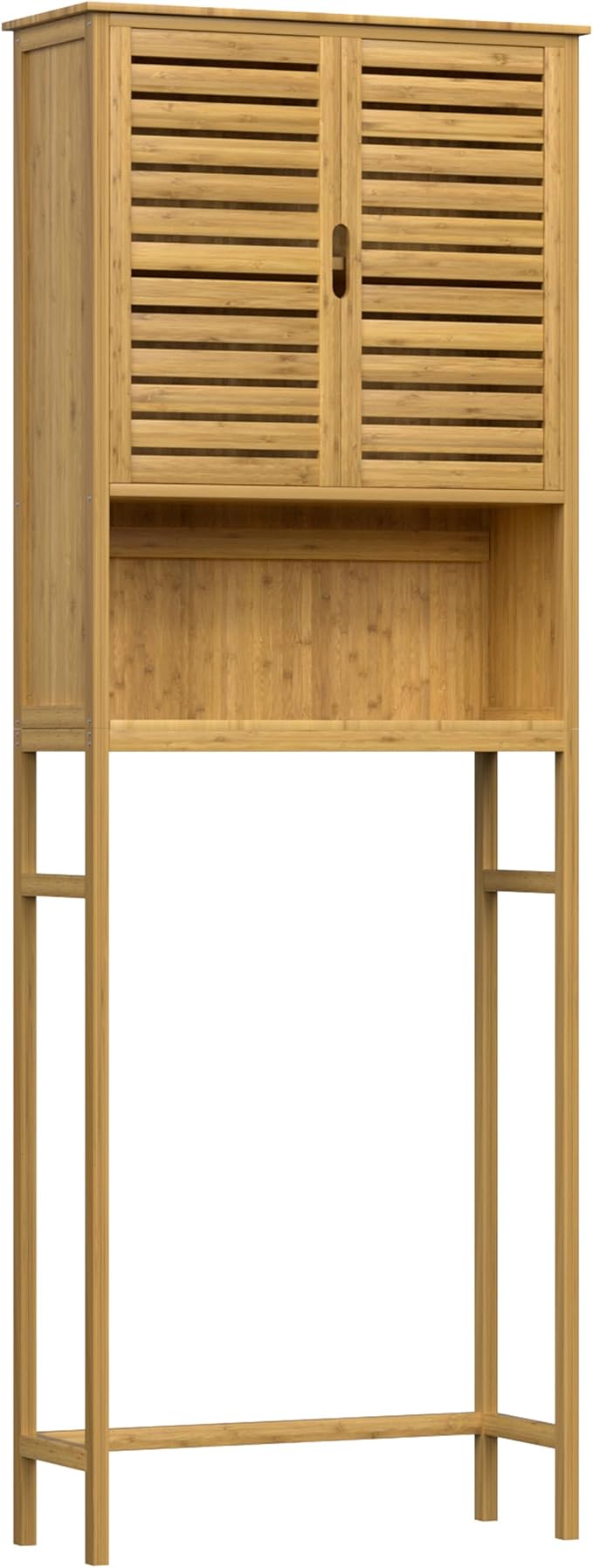 BlueWish Bamboo Over The Toilet Storage Cabinet, Over Toilet Cabinet by RespondToEveryExpectation