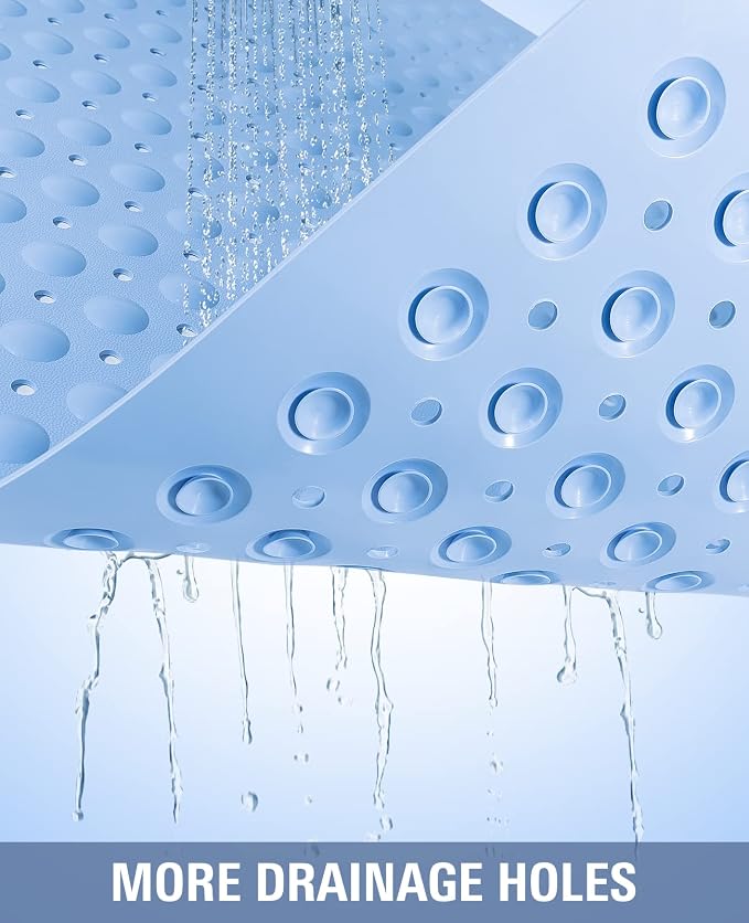 Yolife Extra Large TPE Shower Mat, 47.2" L x 31.5" W Anti Slip Bath Mat - Image 5