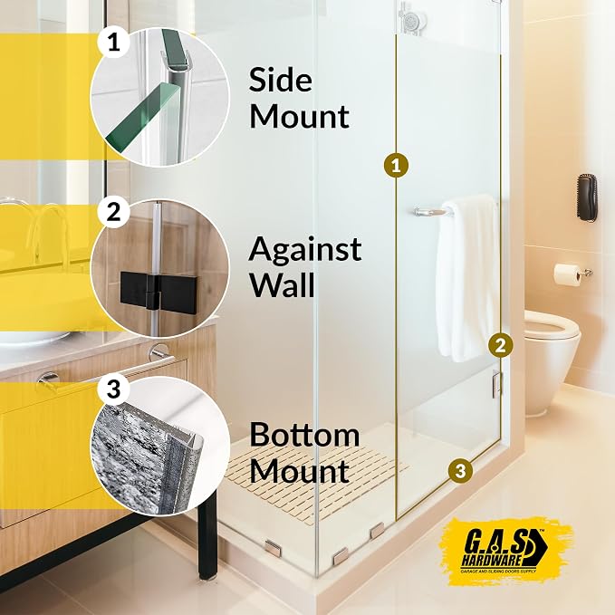 3/8" Frameless Shower Door Seal – U-Type 22.5" Ultra-Clear Bottom & Side Drip - Image 5