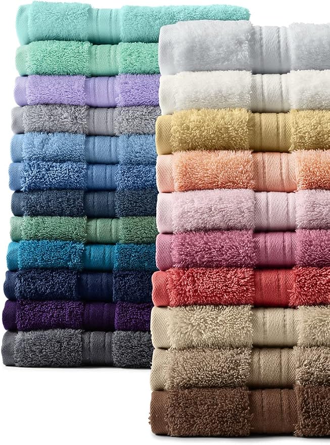 Lands' End Supima Towel White 6 Piece Towel Set - Image 3