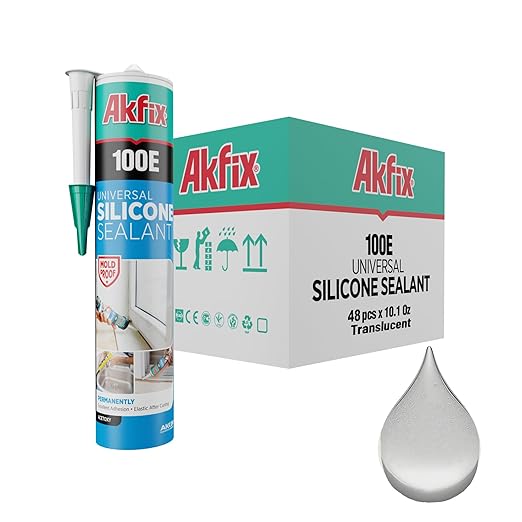 Akfix 100E RTV Translucent Silicone Caulk by Akfix