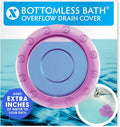 SlipX Solutions Bottomless Bath | Overflow Drain Cover by SlipXSolutions