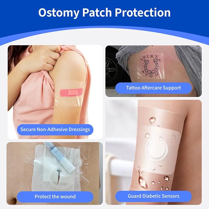 50 Pcs Waterproof Dialysis Port Shower Cover Shields, Tattoo Cover PD Catheter - Image 7