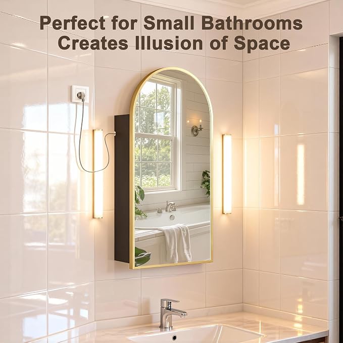 FKWin Arched Bathroom Medicine Cabinet - Image 5