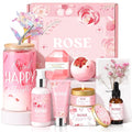 Birthday Gifts for Women, Rose Relaxing Spa Gift Basket for Women Friendship by GiftPeak