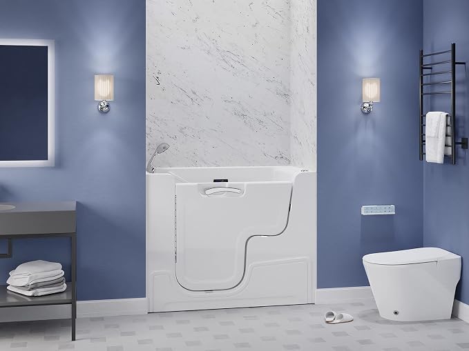 ANZZI Walk In Tub for Seniors 29"x53" Left Drain ADA Wheelchair Accessible - Image 7