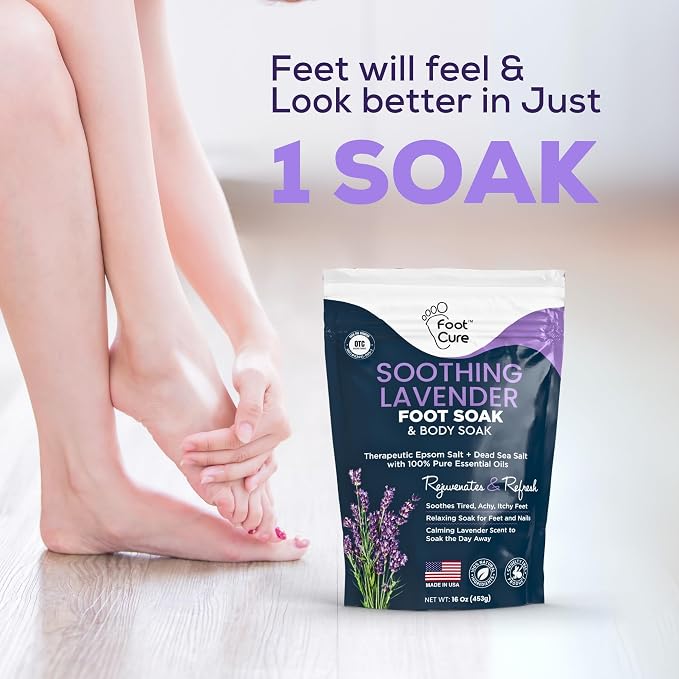 FOOT CURE Soothing Lavender Foot Soak - Image 9