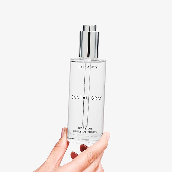 Lake & Skye Santal Gray Body Oil, 3.4 fl oz, Hydrating - Image 4