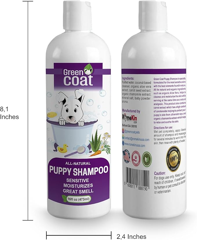 Natural Shampoo for Puppy |Formulated for The Most Sensitive Skin | 100% - Image 6