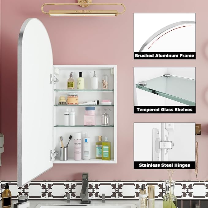 FKWin Arched Medicine Cabinets - Image 4